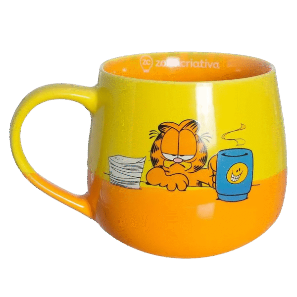 Caneca Garfield 400ml em Cerâmica